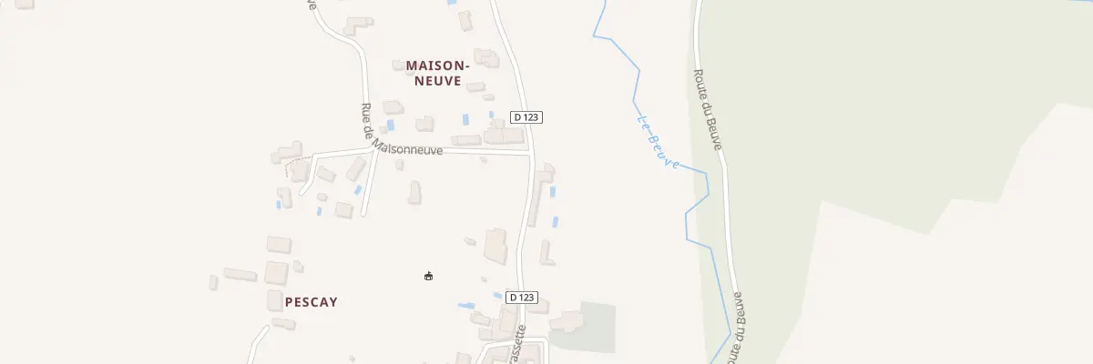 Plan du 6 Maison Neuve à Bieujac