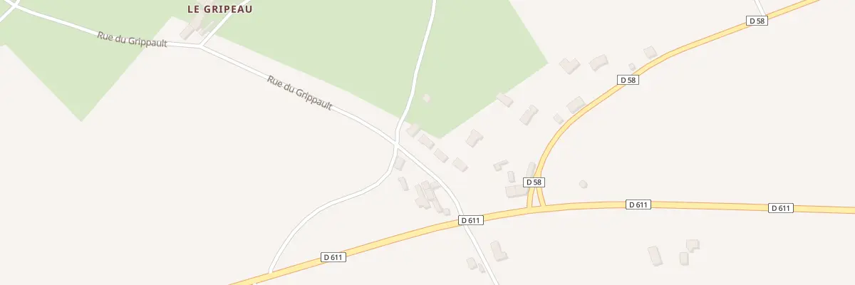 Plan du 16 Rue du Grippault à Nanteuil
