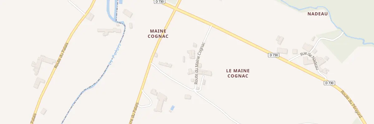 Plan du 5134 Le Maine Cognac au Fouilloux