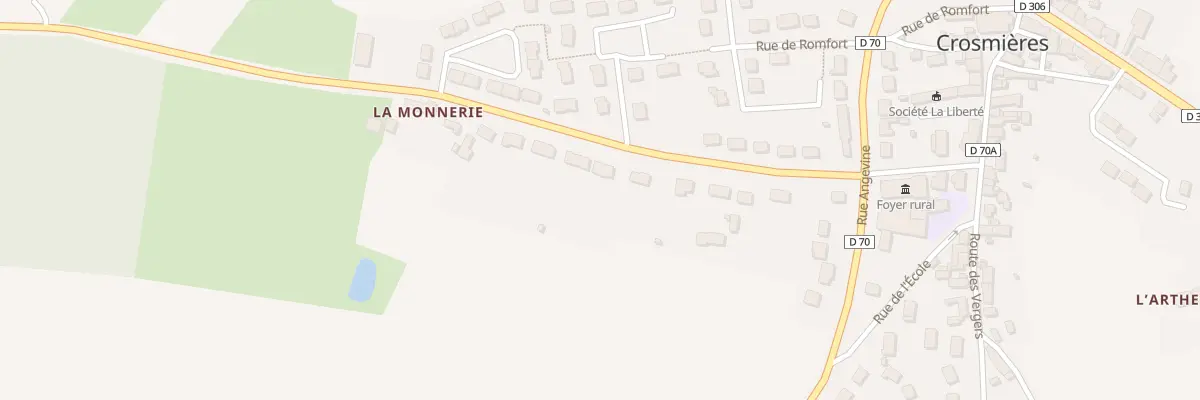 Plan du 5457 Rte de l’Argance à Crosmières