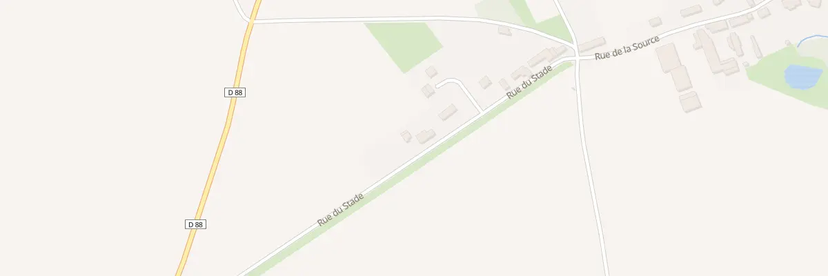 Plan du 14 Rue du Stade à Épaney