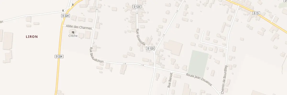 Plan du 254 Rue Grossolle à Castets et Castillon
