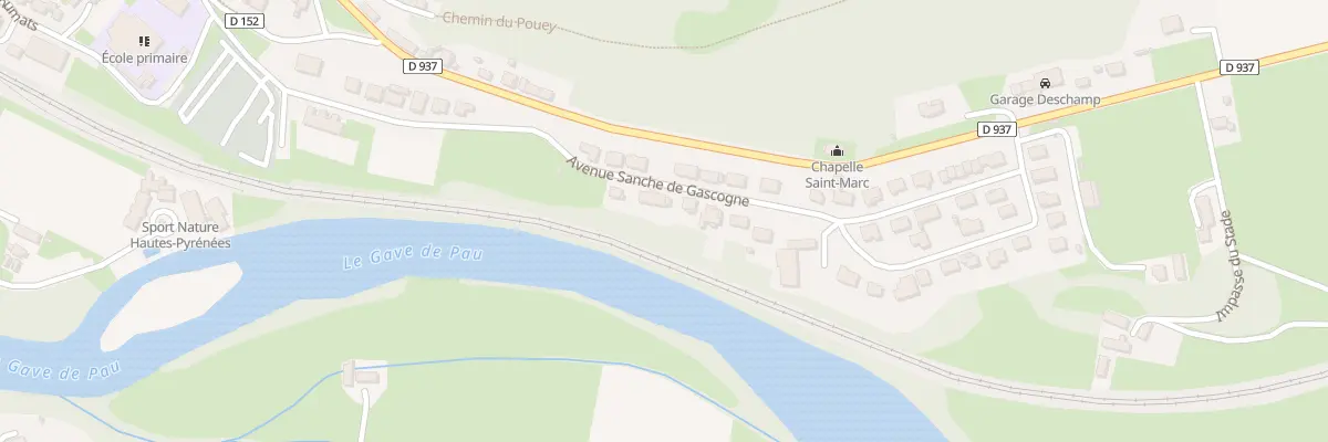 Plan du 8 Av Sanche de Gascogne à Saint-Pé-de-Bigorre