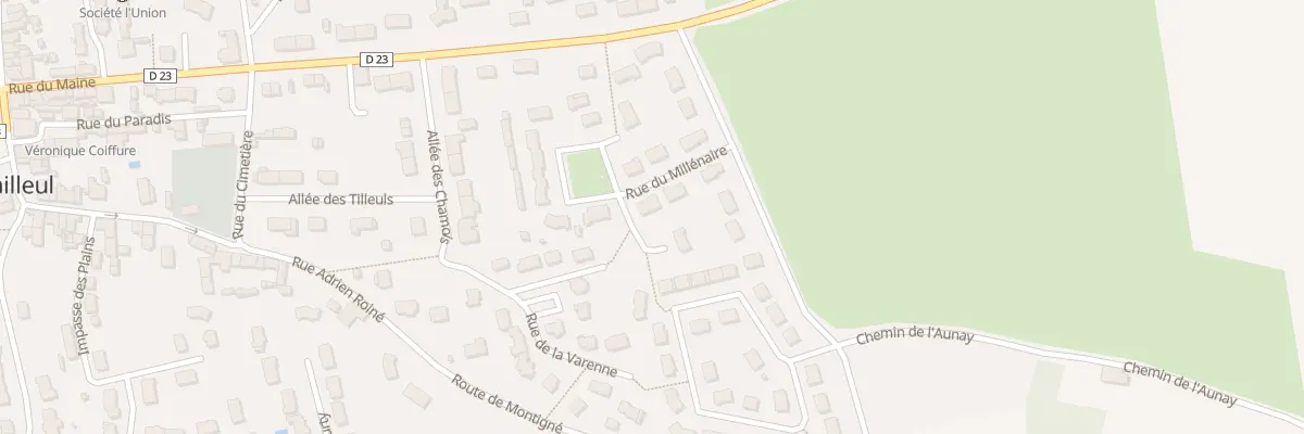 Plan du 5 Rue du Millenaire au Bailleul