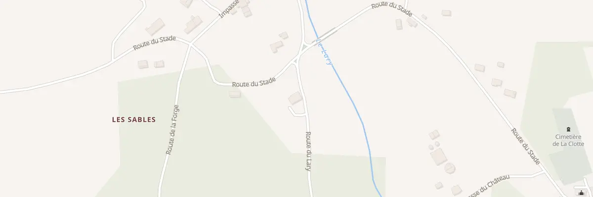 Plan du 1 Rte du Lary à La Clotte