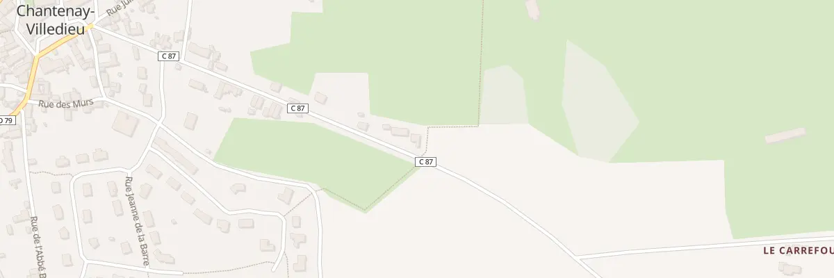 Plan du 7003 Les Ruelles à Chantenay-Villedieu