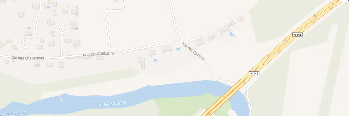 Plan du 84 Rue des Chabannes à Jarnac