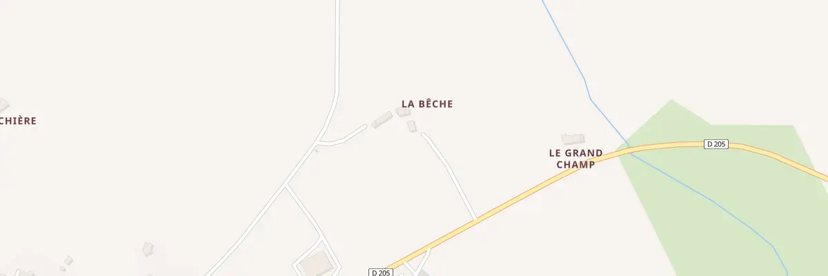 Plan du 1 La Beche à Saint-Mars-du-Désert