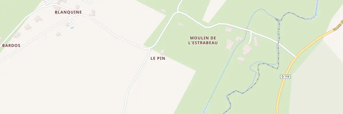 Plan du 46B Moulin de l’Estrabeau à Saint-Aubin-de-Branne