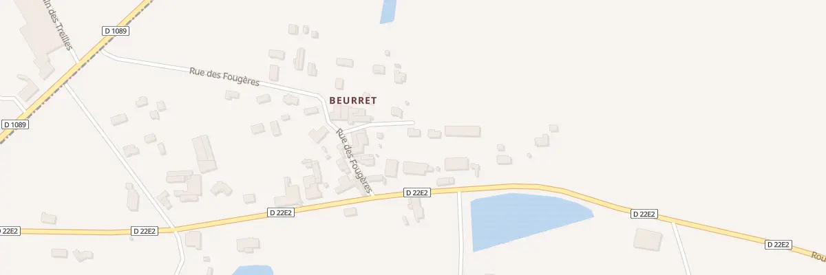 Plan du 5B Beurret Nord aux Artigues-de-Lussac