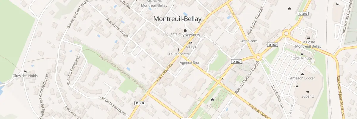Plan du 14 Pl Emile Zola à Montreuil-Bellay