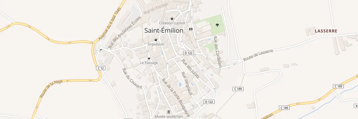 Plan du 368 Rue des Jurats à Saint-Émilion