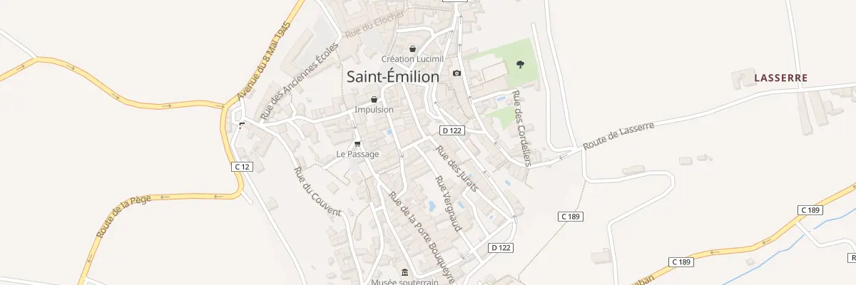 Plan du 366 Rue des Jurats à Saint-Émilion