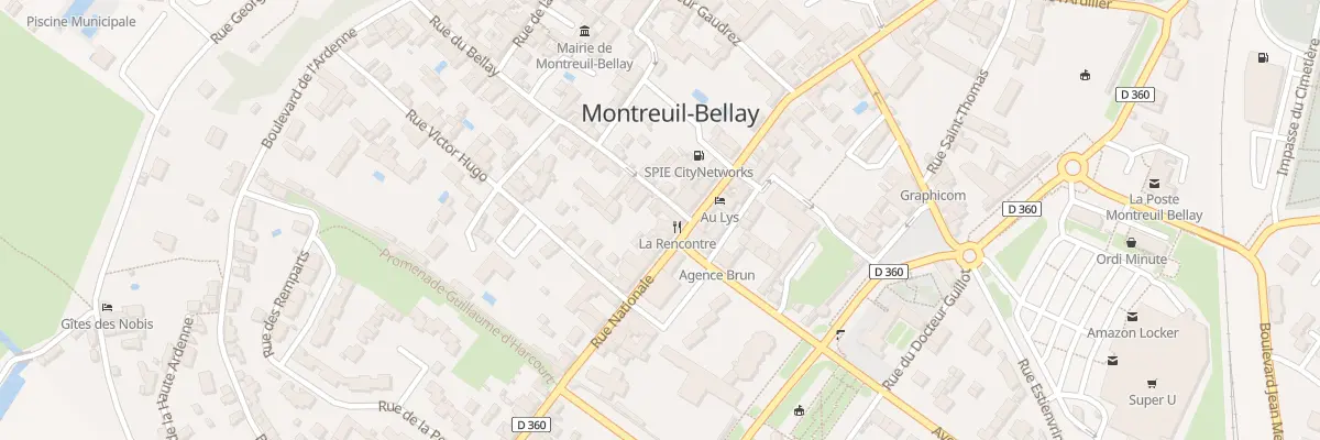 Plan du 432 Rue Nationale à Montreuil-Bellay