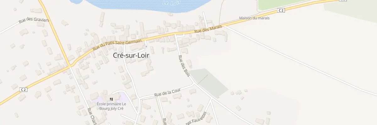 Plan du 9 Rue des Bois à Bazouges Cré sur Loir
