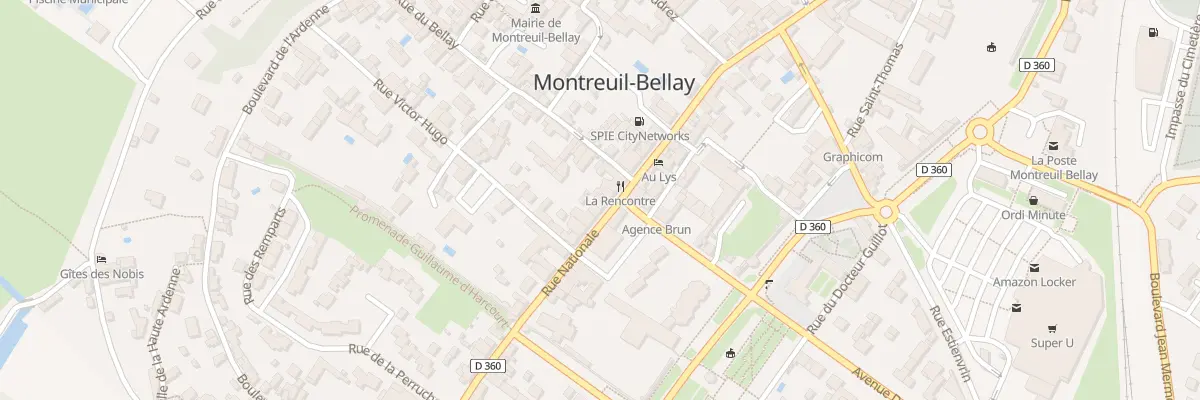 Plan du 452 Rue Nationale à Montreuil-Bellay