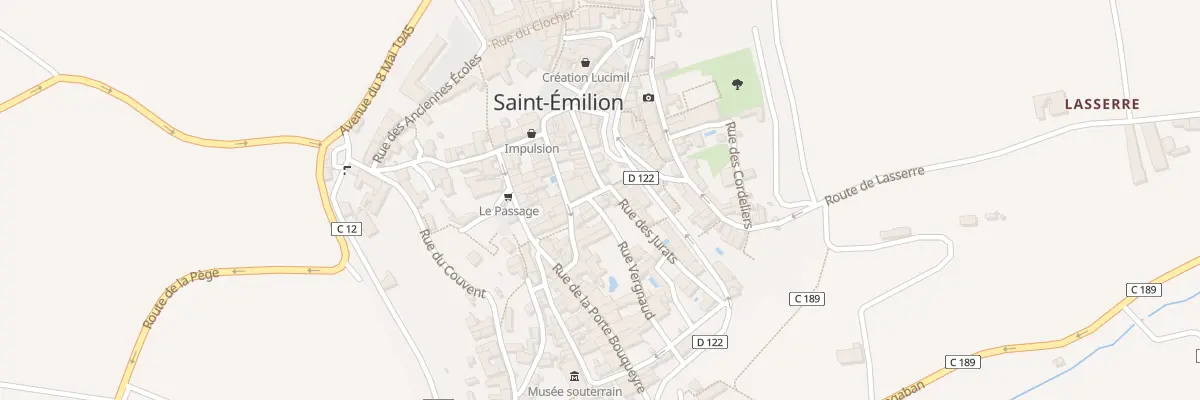 Plan du 367 Rue Vergnaud à Saint-Émilion