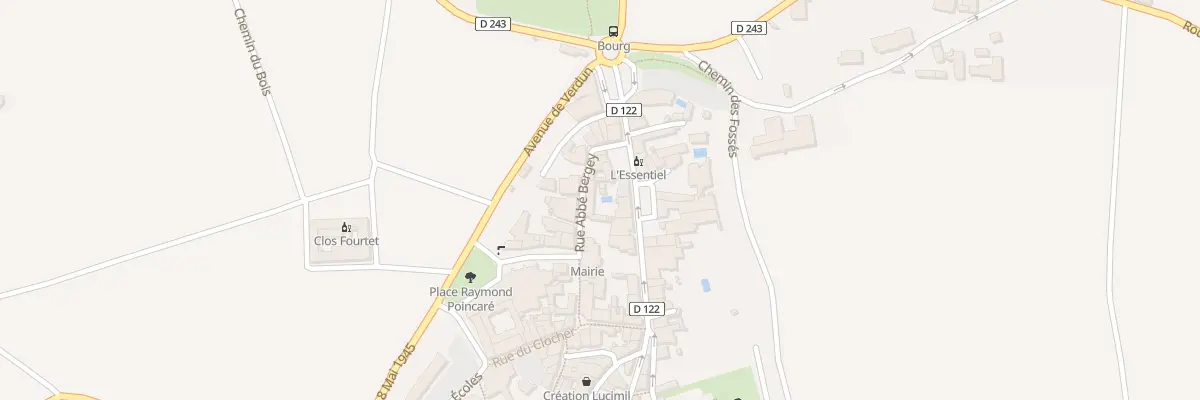 Plan du 568 Rue de l’Abbe Bergey à Saint-Émilion
