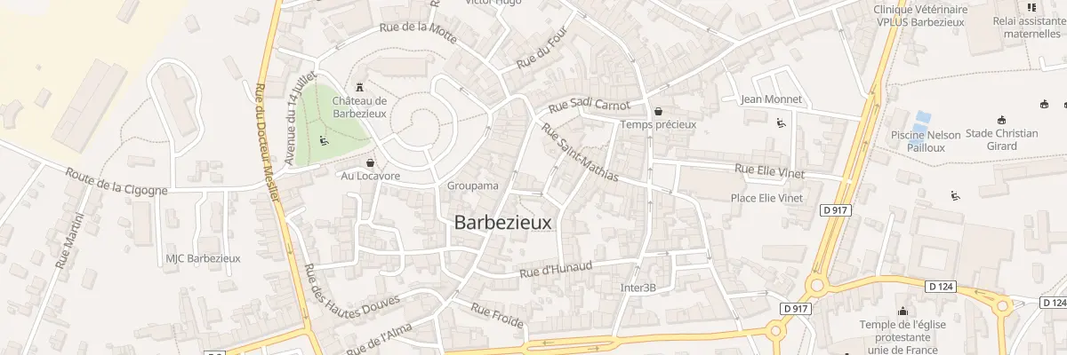 Plan du 42 Rue Marcel Jambon à Barbezieux-Saint-Hilaire