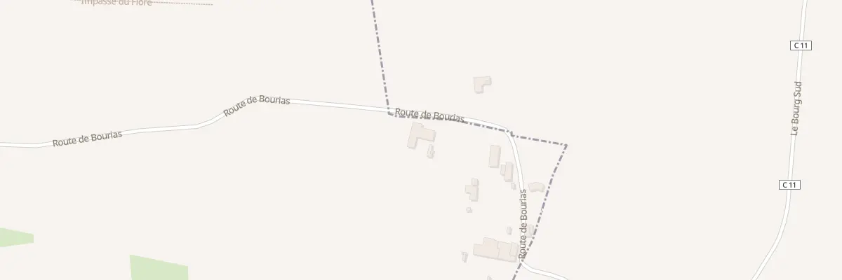 Plan du 5 Bourias à Coirac