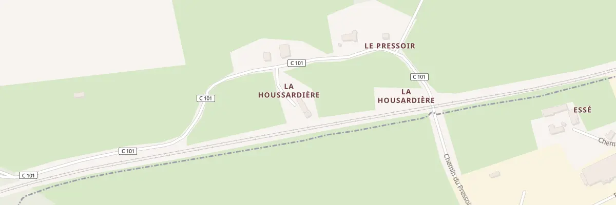 Plan du 5100 La Housardiere au Grez