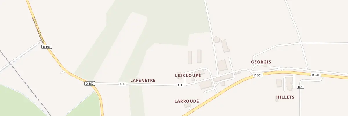 Plan du 226 Chem de Larroudé à Luppé-Violles