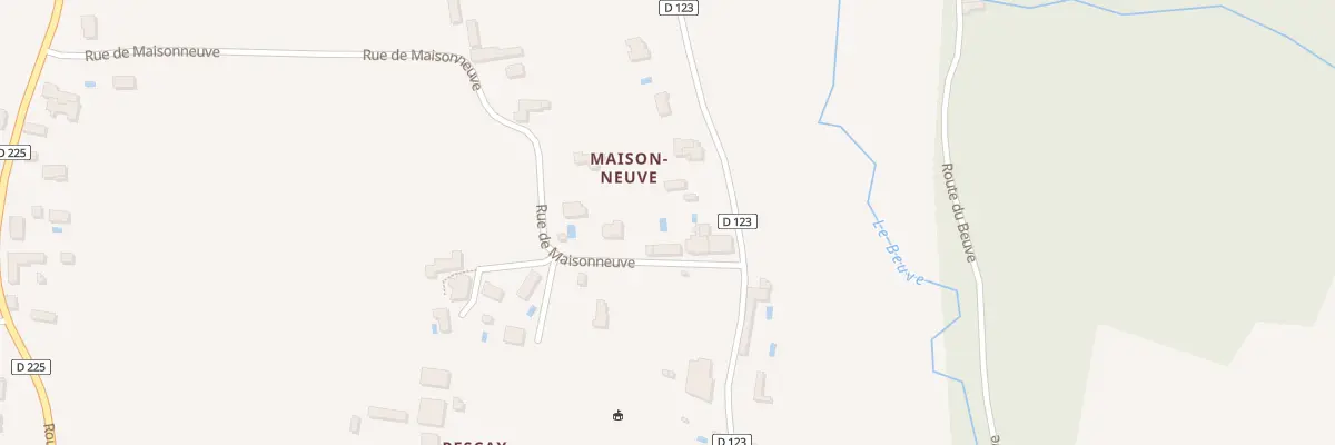 Plan du 18 Maison Neuve à Bieujac