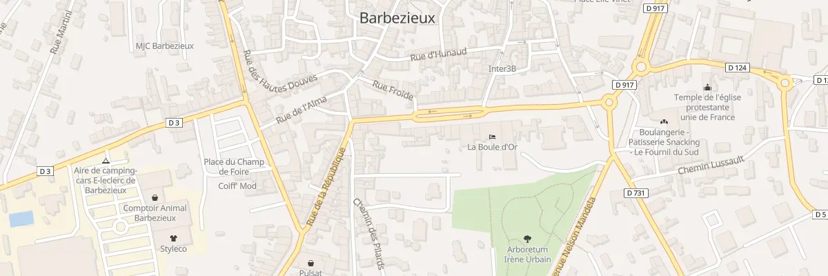 Plan du 31 Bd Gambetta à Barbezieux-Saint-Hilaire