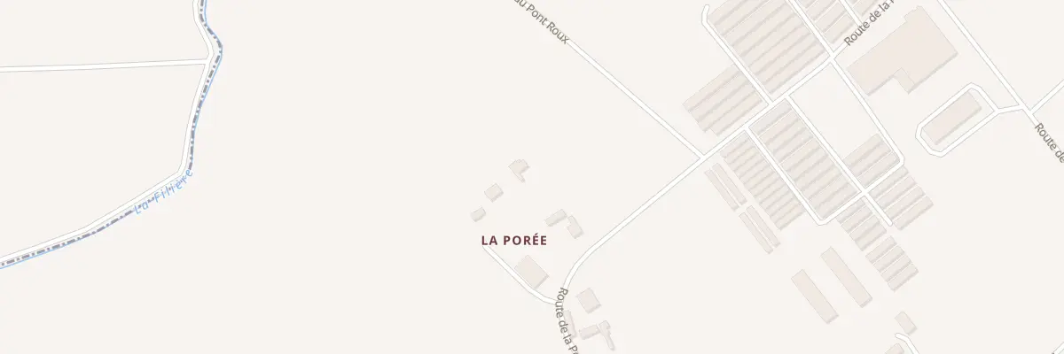 Plan du 690 Rte de la Porée à Longué-Jumelles