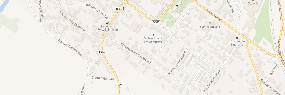 Plan du 125 Bd Aristide Briand à Montreuil-Bellay