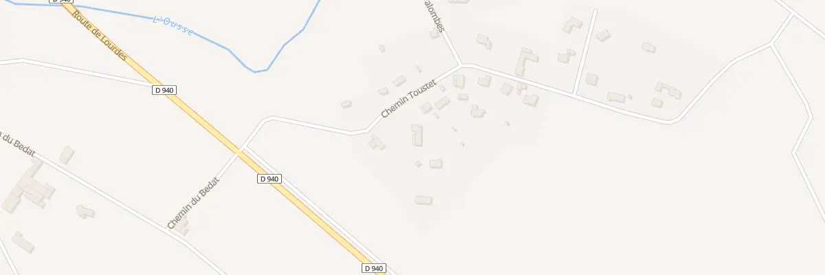 Plan du 4 Che Toustet à Espoey