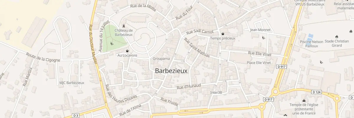 Plan du 38 Rue Marcel Jambon à Barbezieux-Saint-Hilaire