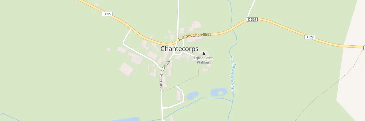 Plan du 5015 Le Bourg Chantecorps aux Châteliers