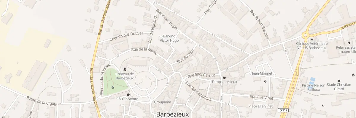Plan du 4 Rue du Four à Barbezieux-Saint-Hilaire