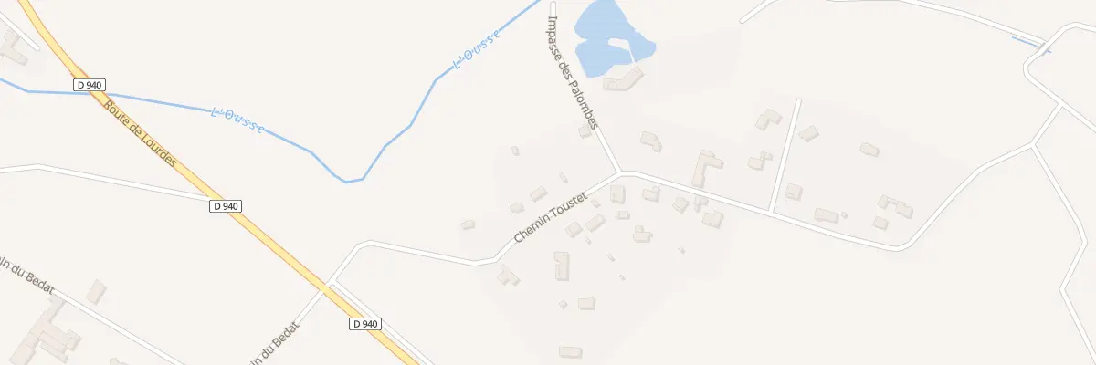 Plan du 7B Che Toustet à Espoey