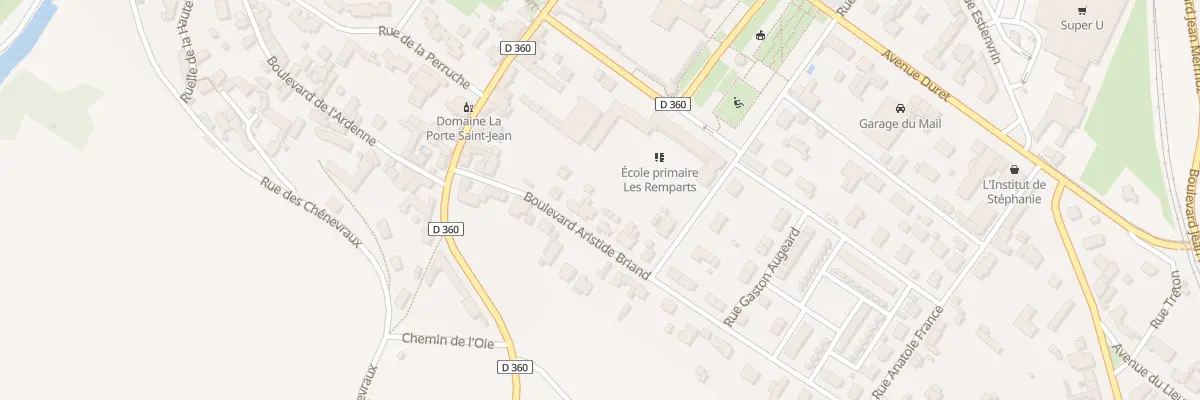 Plan du 111 Bd Aristide Briand à Montreuil-Bellay