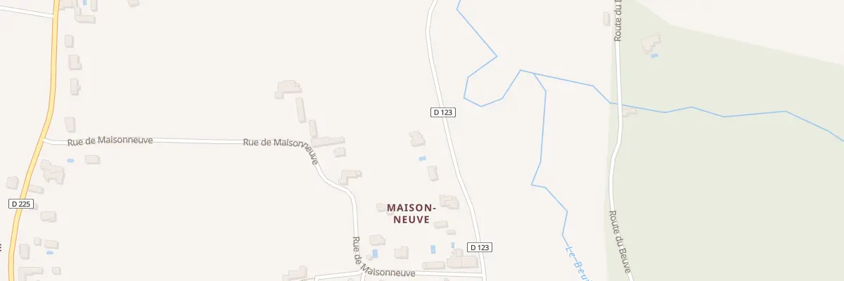 Plan du 19 Maison Neuve à Bieujac