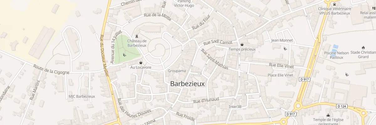 Plan du 45 Rue Marcel Jambon à Barbezieux-Saint-Hilaire
