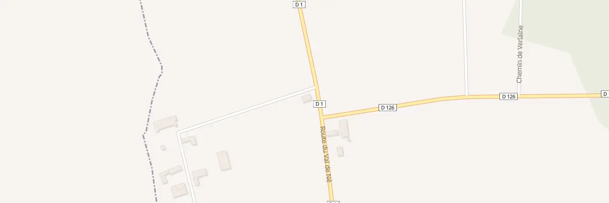 Plan du 1 Rte du Val de Né à Saint-Médard