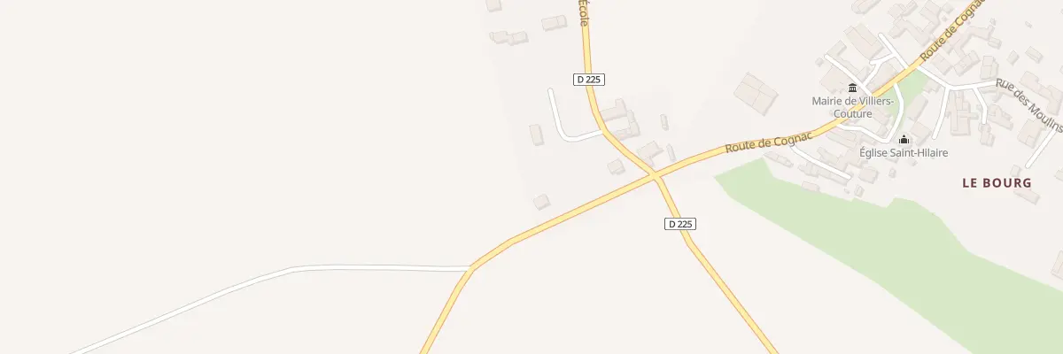 Plan du 62 Rte de Cognac à Villiers-Couture