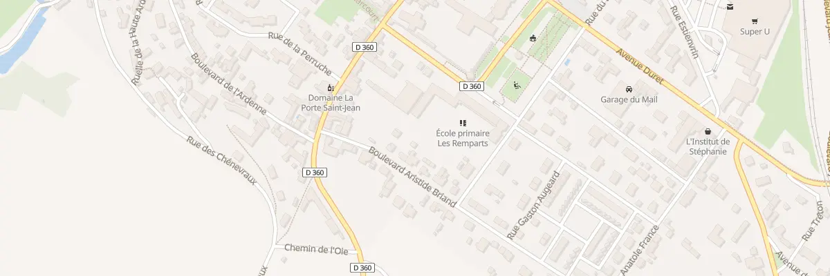 Plan du 91 Bd Aristide Briand à Montreuil-Bellay