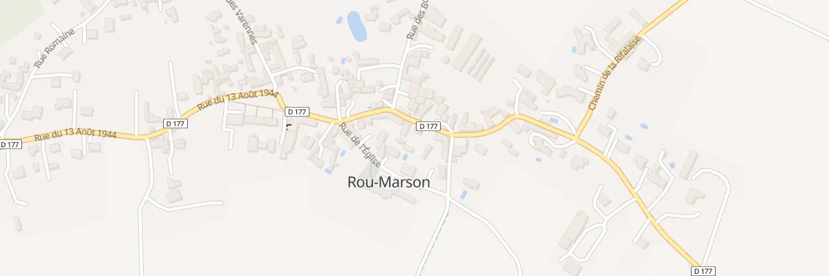 Plan du 17 Rue du 13 Août 1944 à Rou-Marson