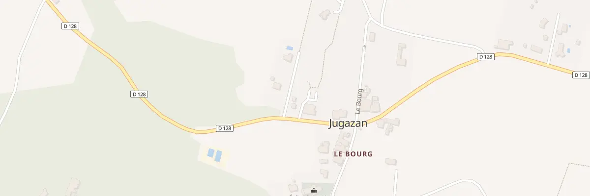 Plan du 14 Le Bourg à Jugazan