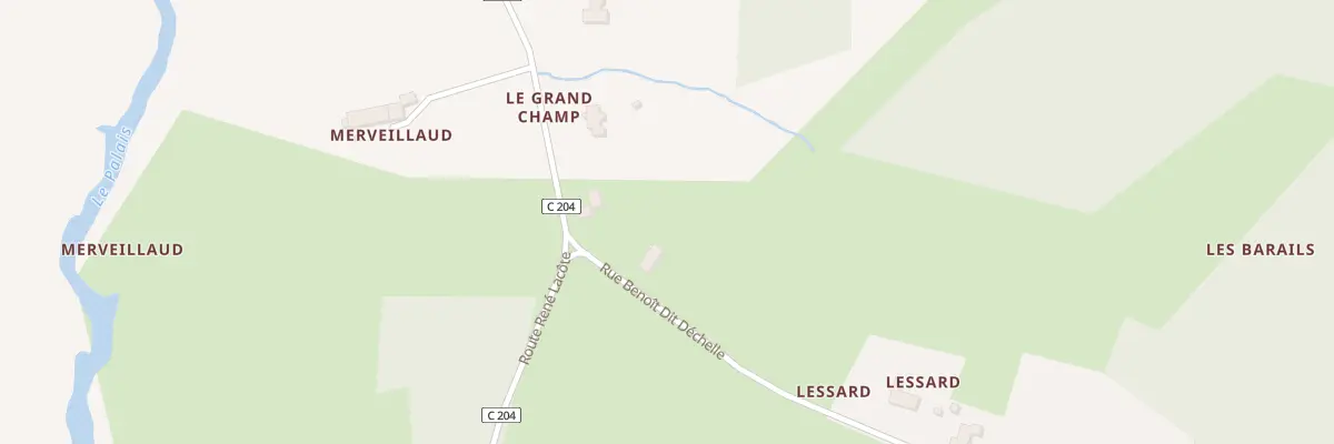 Plan du 1 Le Grand Champ à Saint-Pierre-du-Palais