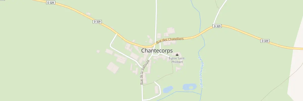 Plan du 5026 Le Bourg Chantecorps aux Châteliers