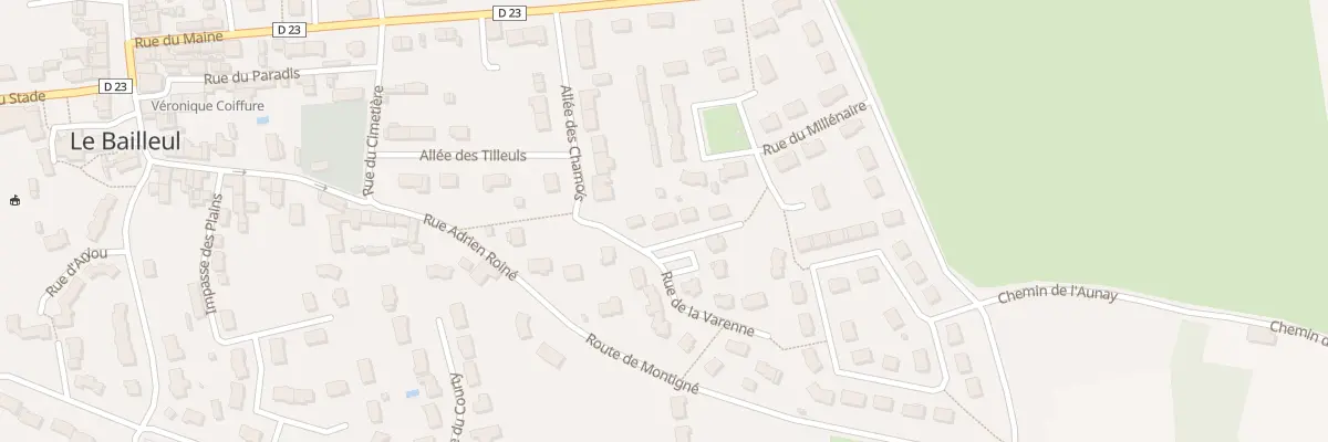 Plan du 3 Rue de la Varenne au Bailleul