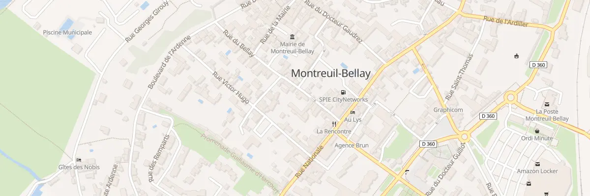 Plan du 59 Rue du Bellay à Montreuil-Bellay
