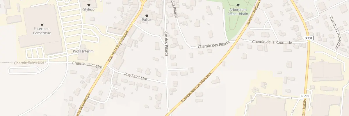 Plan du 41 Rue des Pilards à Barbezieux-Saint-Hilaire