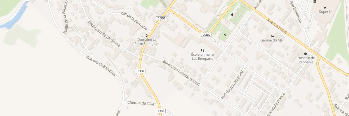Plan du 85 Bd Aristide Briand à Montreuil-Bellay