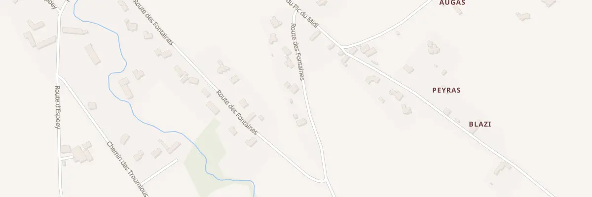 Plan du 6 Rte des Fontaines à Lourenties